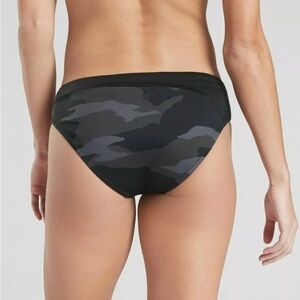 NWT Athleta Freestyle Black Camo Swim Bottom XS UPF 50+